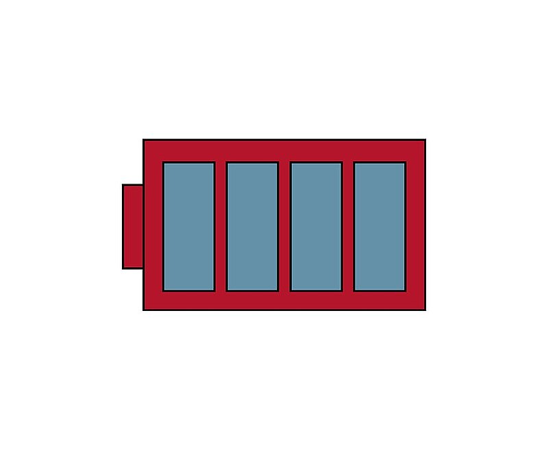 Icon: Längere Lebensdauer